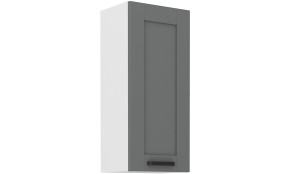 LUNA 40 G-108 1F Dustgrey Balta pakabinama spintelė
