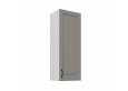 STILO 40 G-108 1F Claygrey balta pakabinama spintelė