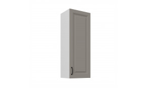 STILO 40 G-108 1F Claygrey balta pakabinama spintelė