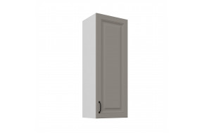STILO 40 G-108 1F Claygrey balta pakabinama spintelė