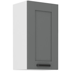 LUNA 40 G-72 1F pakabinama spintelė Dustgrey Balta