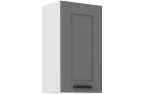 LUNA 40 G-72 1F pakabinama spintelė Dustgrey Balta