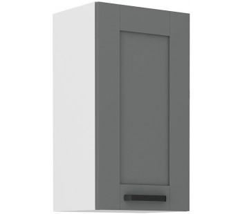 LUNA 40 G-72 1F pakabinama spintelė Dustgrey Balta