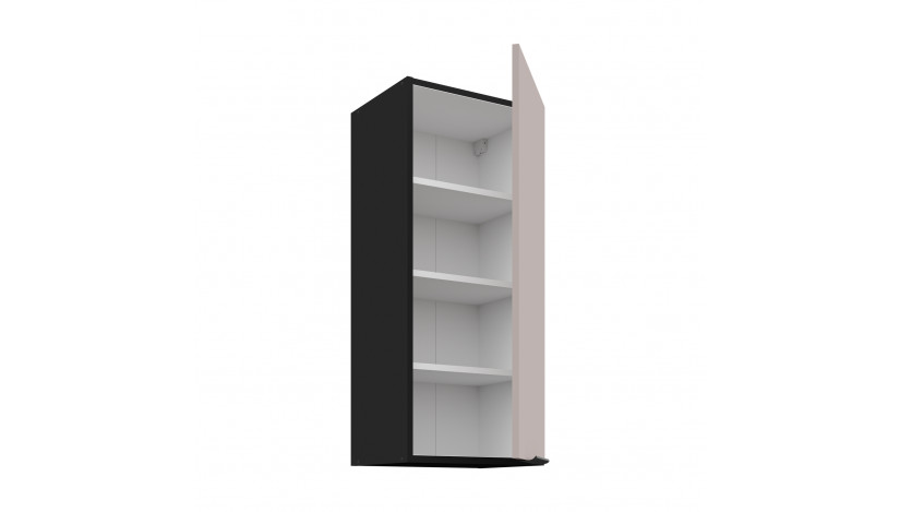 ARONA 40 G-90 1F Pakabinama Spintelė 90 cm juoda