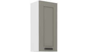 LUNA 40 G-90 1F Pakabinama Spintelė 90 cm Claygrey Balta