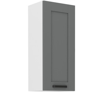LUNA 40 G-90 1F Pakabinama Spintelė 90 cm Dustgrey Balta