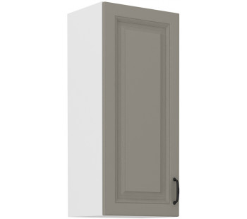 Stilo 40 G-90 1F Pakabinama Spintelė 90 cm Claygrey balta Stilo 40 G-90 1F Pakabinama Spintelė 90 cm Claygrey balta