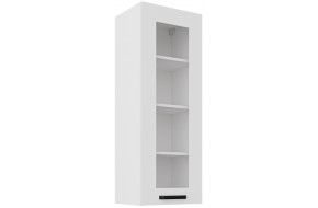 LUNA 40 GS-108 1F Balta Balta pakabinama spintelė su stiklu