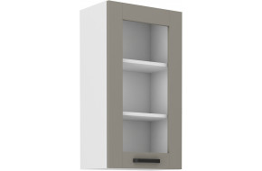 LUNA 40 GS-90 1F pakabinama spintelė Claygrey Balta