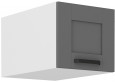 LUNA 40 NAGU-36 1F antresolinė spintelė 57 cm gylis Dustgrey Balta