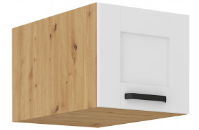 LUNA 40 NAGU-36 1F antresolinė spintelė 57 cm gylis Balta Artisan