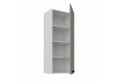 LUNA 45 G-108 1F Claygrey Balta pakabinama spintelė