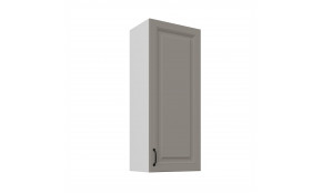 STILO 45 G-108 1F Claygrey balta pakabinama spintelė