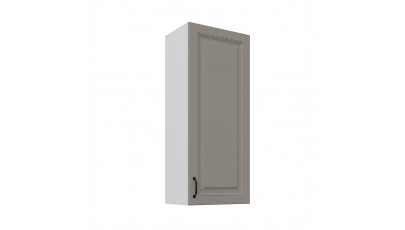 STILO 45 G-108 1F Claygrey balta pakabinama spintelė