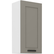 LUNA 45 G-90 1F Pakabinama Spintelė 90 cm Claygrey Balta