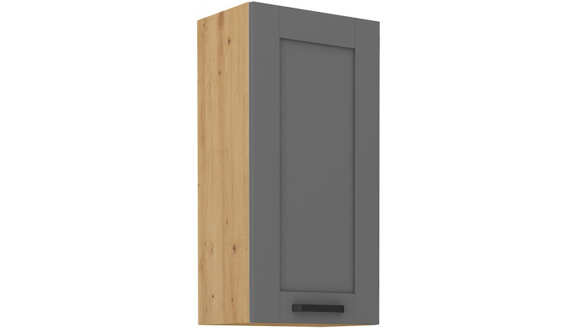 LUNA 45 G-90 1F Pakabinama Spintelė 90 cm Dustgrey Artisan