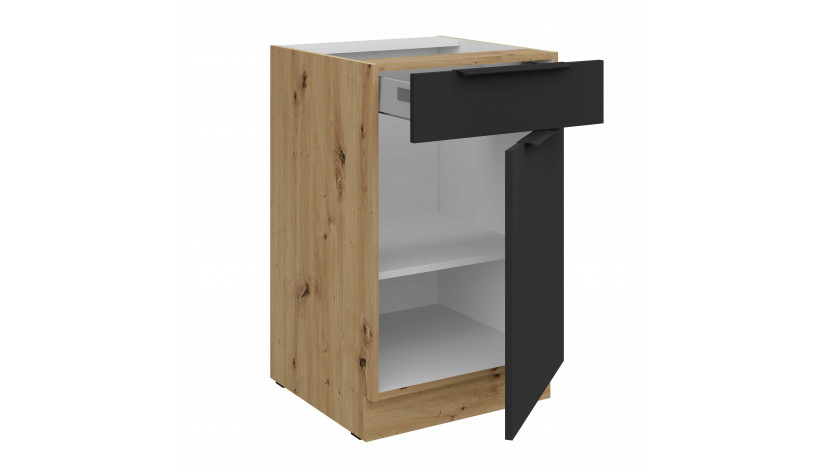 ARIA BL/AR 50 D 1F 1S BB PREMIUM pastatoma spintelė su 1 stalčiumi