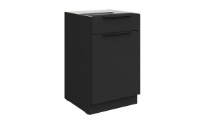 ARIA BL/BL 50 D 1F 1S BB PREMIUM pastatoma spintelė su 1 stalčiumi