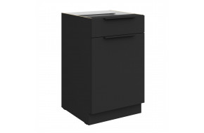 ARIA BL/BL 50 D 1F 1S BB PREMIUM pastatoma spintelė su 1 stalčiumi