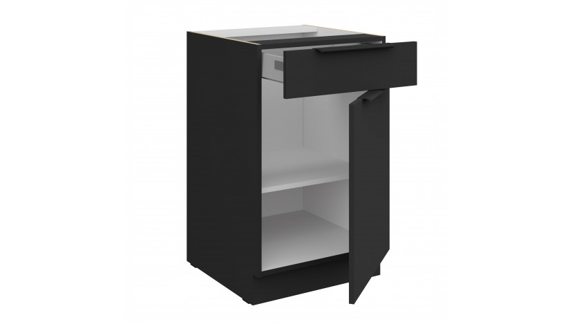 ARIA BL/BL 50 D 1F 1S BB PREMIUM pastatoma spintelė su 1 stalčiumi