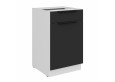 ARIA BL/WH 50 D 1F 1S BB PREMIUM pastatoma spintelė su 1 stalčiumi