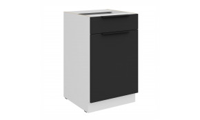 ARIA BL/WH 50 D 1F 1S BB PREMIUM pastatoma spintelė su 1 stalčiumi