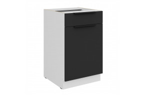 ARIA BL/WH 50 D 1F 1S BB PREMIUM pastatoma spintelė su 1 stalčiumi
