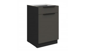 ARIA GR/BL 50 D 1F 1S BB PREMIUM pastatoma spintelė su 1 stalčiumi
