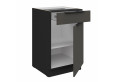 ARIA GR/BL 50 D 1F 1S BB PREMIUM pastatoma spintelė su 1 stalčiumi