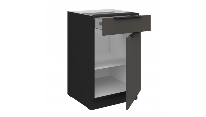 ARIA GR/BL 50 D 1F 1S BB PREMIUM pastatoma spintelė su 1 stalčiumi