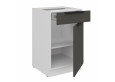 ARIA GR/WH 50 D 1F 1S BB PREMIUM pastatoma spintelė su 1 stalčiumi