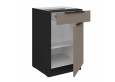 ARIA TA/BL 50 D 1F 1S BB PREMIUM pastatoma spintelė su 1 stalčiumi