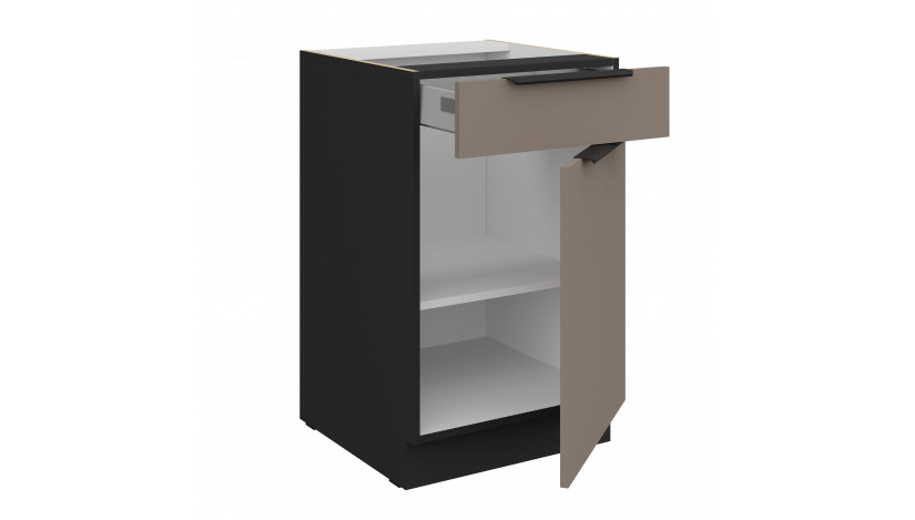 ARIA TA/BL 50 D 1F 1S BB PREMIUM pastatoma spintelė su 1 stalčiumi