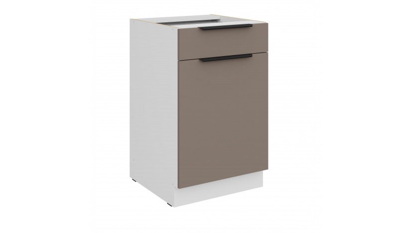 ARIA TA/WH 50 D 1F 1S BB PREMIUM pastatoma spintelė su 1 stalčiumi