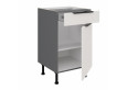 ARIA WH/ANT 50 D 1F 1S BB PREMIUM pastatoma spintelė su 1 stalčiumi