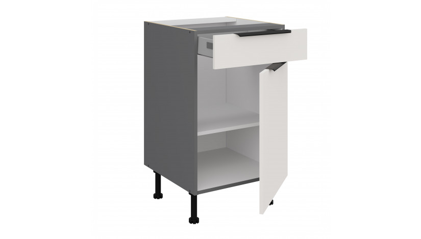 ARIA WH/ANT 50 D 1F 1S BB PREMIUM pastatoma spintelė su 1 stalčiumi