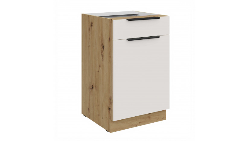 ARIA WH/AR 50 D 1F 1S BB PREMIUM pastatoma spintelė su 1 stalčiumi