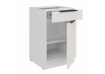 ARIA WH/WH 50 D 1F 1S BB PREMIUM pastatoma spintelė su 1 stalčiumi