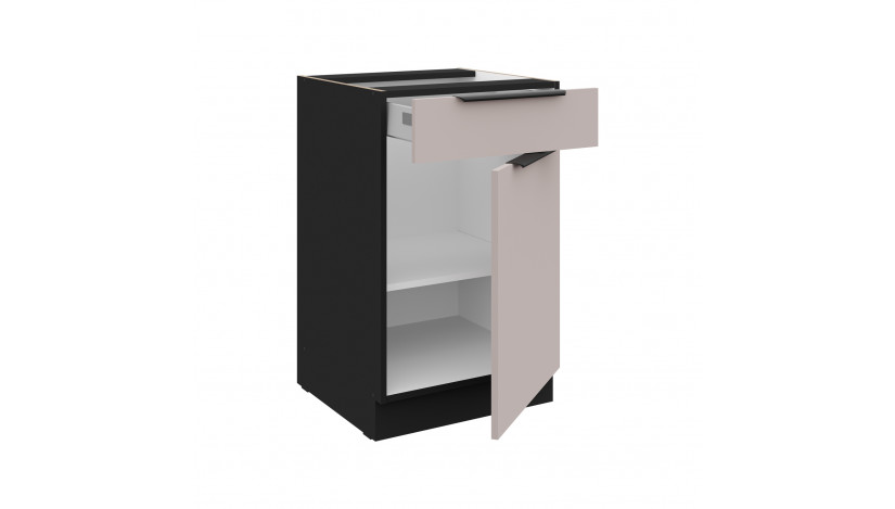 ARONA 50 D 1F 1S pastatoma spintelė juoda