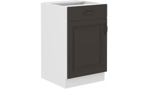 Stilo 50 D 1F 1S pastatoma spintelė Grafit balta