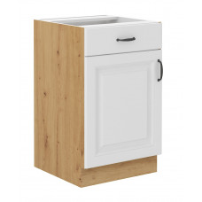 Stilo 50 D 1F 1S pastatoma spintelė artisan balta