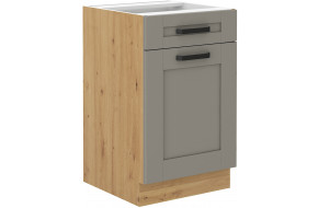 LUNA 50 D 1F 1S pastatoma spintelė Claygrey Artisan