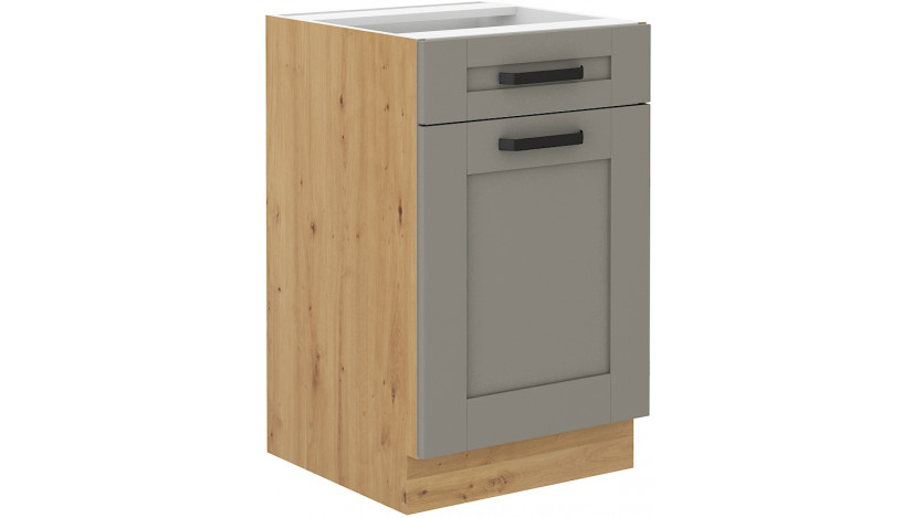 LUNA 50 D 1F 1S pastatoma spintelė Claygrey Artisan
