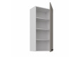 LUNA 50 G-108 1F Claygrey Balta pakabinama spintelė