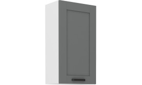 LUNA 50 G-108 1F Dustgrey Balta pakabinama spintelė