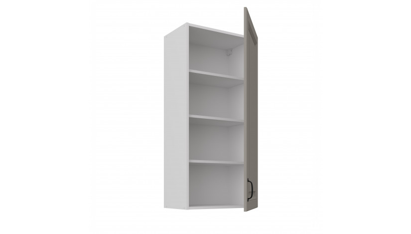 STILO 50 G-108 1F Claygrey balta pakabinama spintelė