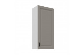 STILO 50 G-108 1F Claygrey balta pakabinama spintelė