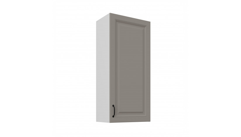 STILO 50 G-108 1F Claygrey balta pakabinama spintelė