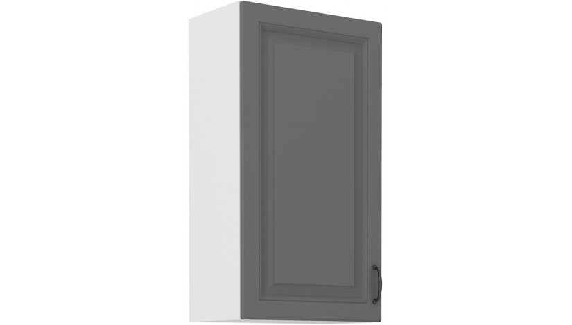 STILO 50 G-108 1F Dustgrey balta pakabinama spintelė