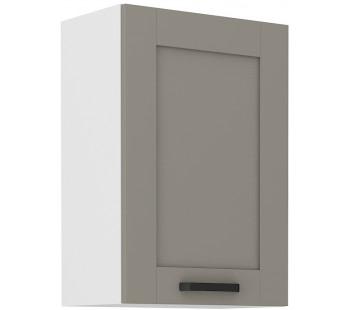 LUNA 50 G-72 1F pakabinama spintelė Claygrey Balta